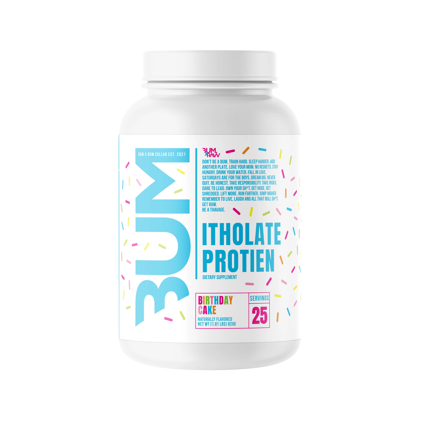 RAW CBUM ITHOLATE PROTEIN (1.7LBS)