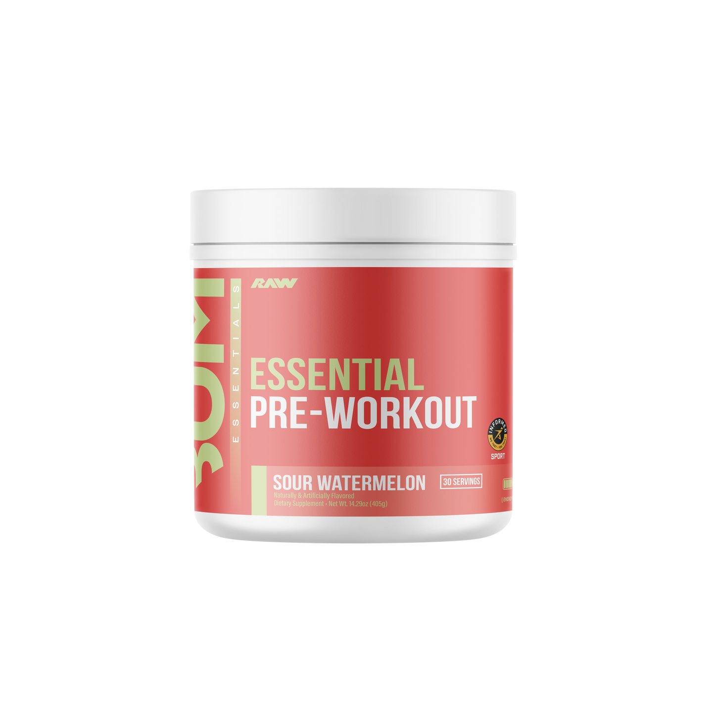 RAW CBUM ESSENTIAL PRE-WORKOUT (30 SERV)